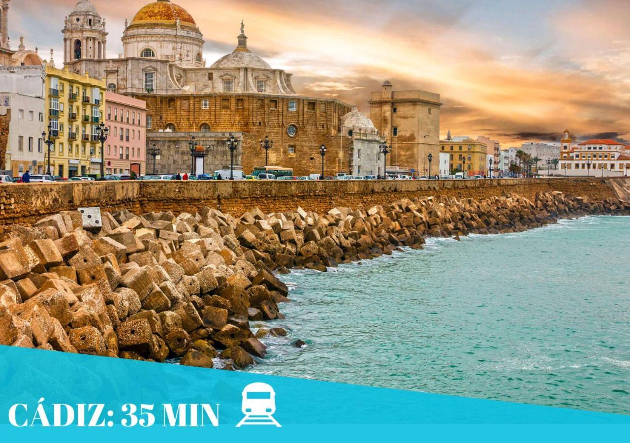Apartamento Duplex Casa Palacio Rehabilitado Centro El Puerto Эль-Пуэрто-де-Санта-Мария Экстерьер фото
